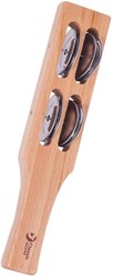 Classic World tambourin en bois instrument de musique pour enfants