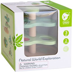 Classic World set d'exploration en bois insectes et nature, jouet 2 pièces