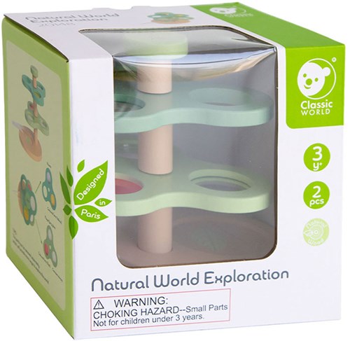 Classic World set d'exploration en bois insectes et nature, jouet 2 pièces