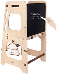 Classic World tour d'apprentissage et table en bois - réglable - jouet éducatif 90cm