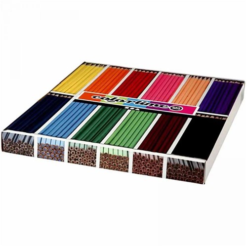 Creativ Company crayons de couleur set - triangulaires, 288 pièces, couleurs de base-2