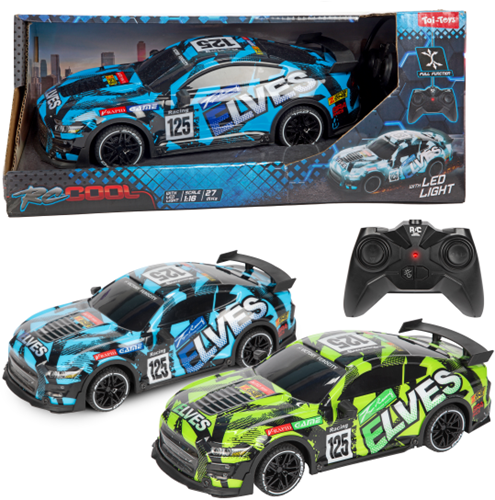 Toi-Toys voiture de rallye avec lumière - voiture télécommandée jouet