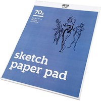 Creativ Company bloc de dessin A3 papier blanc 70gr 70 feuilles carnet-2