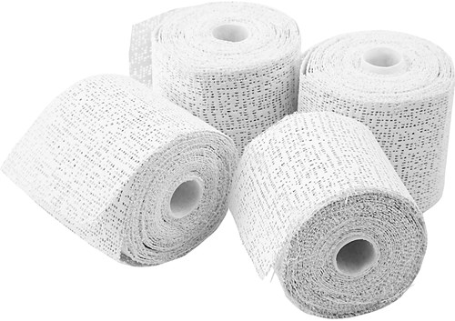 Creativ Company bandes plâtrées loisirs créatifs 5 cm blanc 4 pièces 2,7 mètres-2