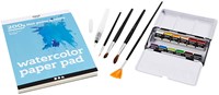 Creativ Company kit de peinture aquarelle débutant A5 200gr-3