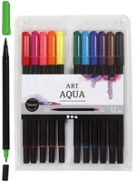 Creativ Company marqueur aquarelle couleurs standard set 12 pièces-2