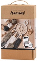 Creativ Company Kit de démarrage macramé nœuds - Set attrape-rêves DIY