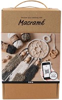 Creativ Company Kit de démarrage macramé nœuds - Set attrape-rêves DIY-3