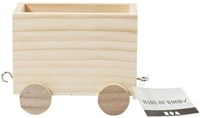 Creativ Company wagon de train en bois décoration 9,5x6,5x8 cm jouet-3