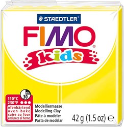Fimo pâte à modeler jaune 42g - pâte créative enfants cuisson four