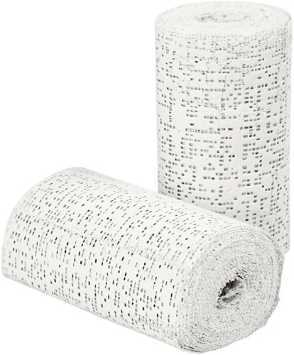 Creativ Company bandes plâtrées loisirs créatifs 2 pièces 2,7 mètres blanc-3