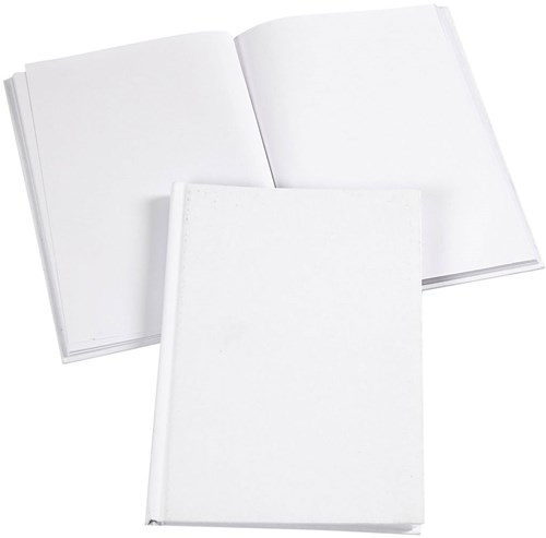 Creativ Company carnet blanc A5 - papier vierge 60 pages-2