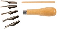 Creativ Company set de découpe linoléum - outil créatif 7 pièces-2