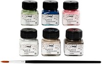 Creativ Company peinture verre et porcelaine set chalky 6 couleurs 20 ml-2