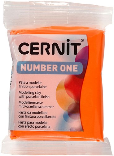 Creativ Company pâte à modeler orange - pâte à cuire au four 56 grammes