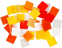 Creativ Company mini blocs mosaïque rouge-orange 10x10mm 25g-2