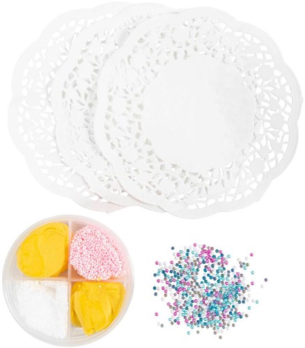 Creativ Company kit pâte à modeler Mini coffret donuts loisirs créatifs-2