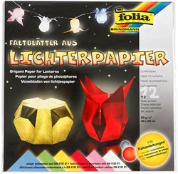 Creativ Company papier lanterne papier créatif 30x30 cm multicolore 12 feuilles