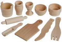 Houten Keukengerei, 50dlg.-2