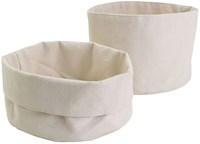 Creativ Company paniers en tissu coton beige 10 pièces décoration-2