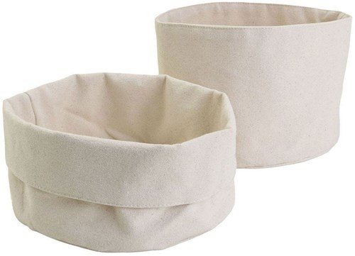 Creativ Company paniers en tissu coton beige 10 pièces décoration-2