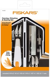 Creativ Company set couteau ciseau et scie - outil de bricolage 12 pièces