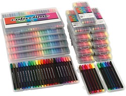 Creativ Company set de feutres fins - 18 paquets - couleurs assorties - marqueurs