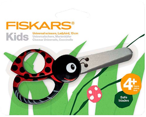 Creativ Company ciseaux enfant coccinelle - ciseaux pour enfants 13cm