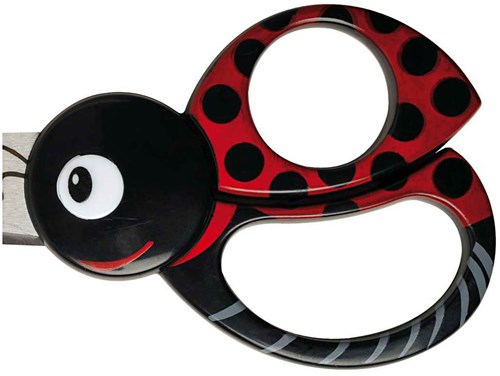 Creativ Company ciseaux enfant coccinelle - ciseaux pour enfants 13cm-3
