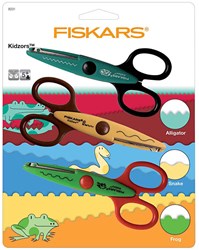 Creativ Company ciseaux enfants set bords crantés motif animal 3 pièces