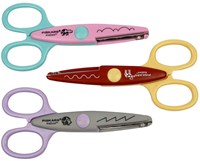 Fiskars ciseaux enfants set ciseaux crantés motif animal 3 pièces papier bricolage-2