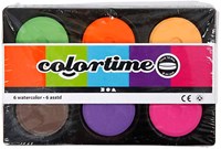 Creativ Company set d'aquarelle couleurs supplémentaires 6 couleurs peinture