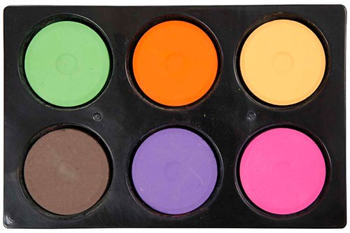 Creativ Company set d'aquarelle couleurs supplémentaires 6 couleurs peinture-2