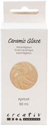 Creativ Company émail céramique abricot 60ml - finition brillante opaque