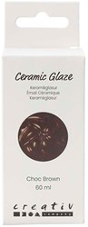 Creativ Company émail céramique marron chocolat 60ml - émail loisir