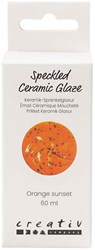 Creativ Company émail céramique Orange Sun 60ml pour projets de poterie
