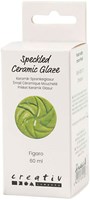 Creativ Company émail céramique vert pistache moucheté 60ml couvrant-3