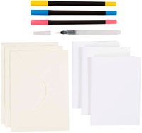 Creativ Company set de cartes aquarelle - mini kit créatif cartes à faire-2