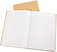 Creativ Company carnet papier mâché A5 kraft ligné 80 feuilles-2