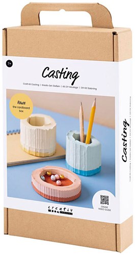 Creativ Company kit créatif moulage organiseurs de bureau colorés loisirs créatifs-3