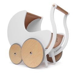 Kinderfeets poussette pour poupée blanche