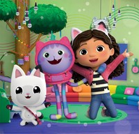 Clementoni Gabby's Dollhouse puzzle set - 3 x 48 pièces dessin animé-3
