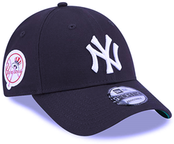 New Era Casquette de Baseball Essentielle 9Forty New York Yankees Hommes et Enfants - Bleu Marine