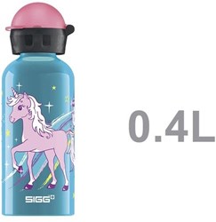 SIGG gourde licorne Bella 0,4l bleu aluminium sans BPA