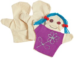 Colorations kit marionnettes à décorer - créez vos propres marionnettes, 12 pièces