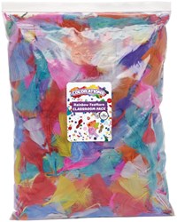 Colorations plumes créatives arc-en-ciel - plumes pour enfants