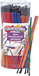 Colorations pinceaux peinture set - 144 pièces pinceaux plastique enfants