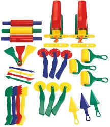 Colorations set de pâte à modeler - Méga outils 28 pièces pour enfants