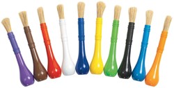 Colorations pinceaux peinture - Easy-Grip pinceaux pour enfants 10 pièces