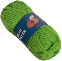 Colorations fil acrylique vert clair 4 mm 50g textile créatif
